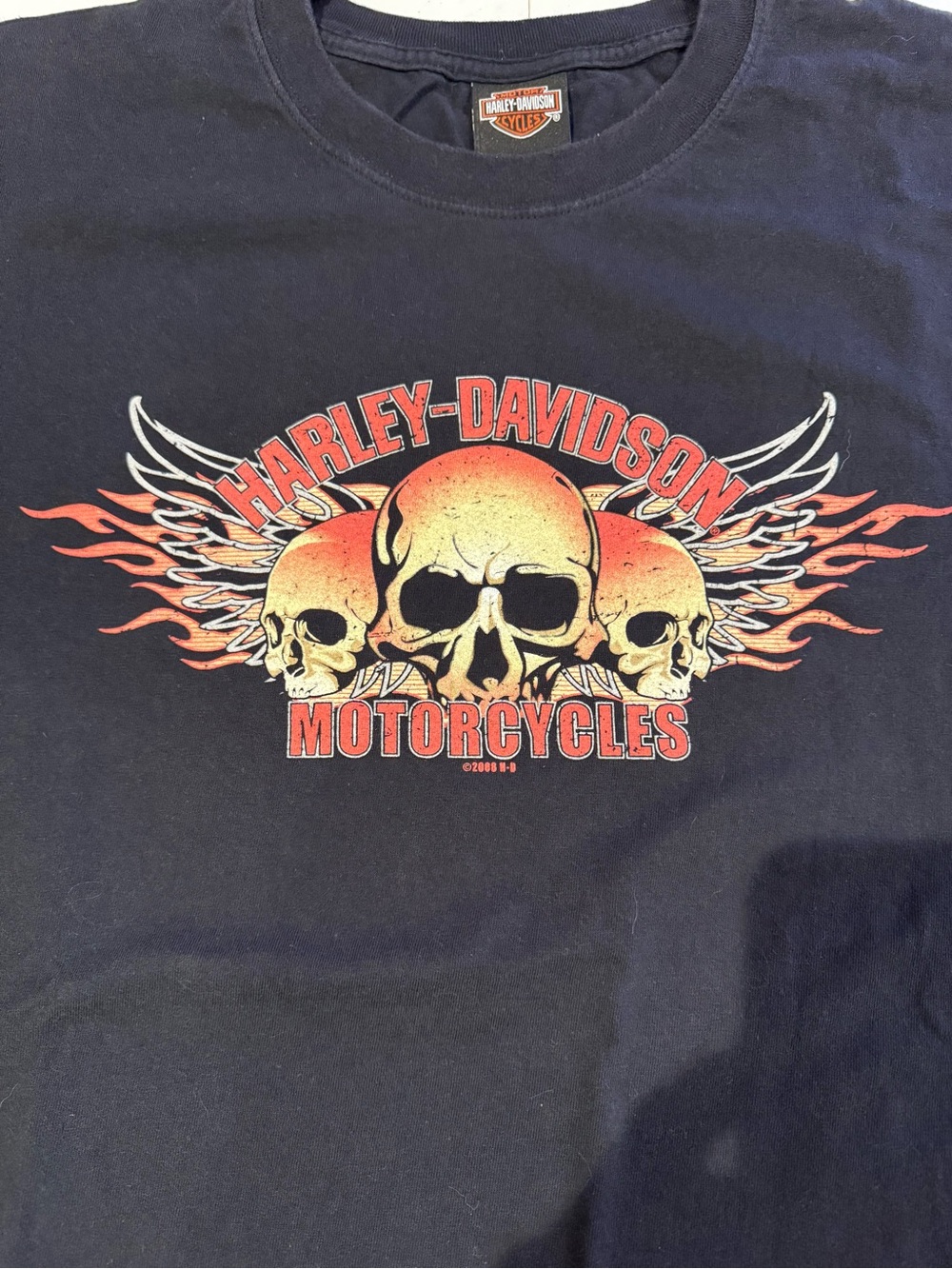Harley Davidson Motorcycle t shirt size 2XL XXL